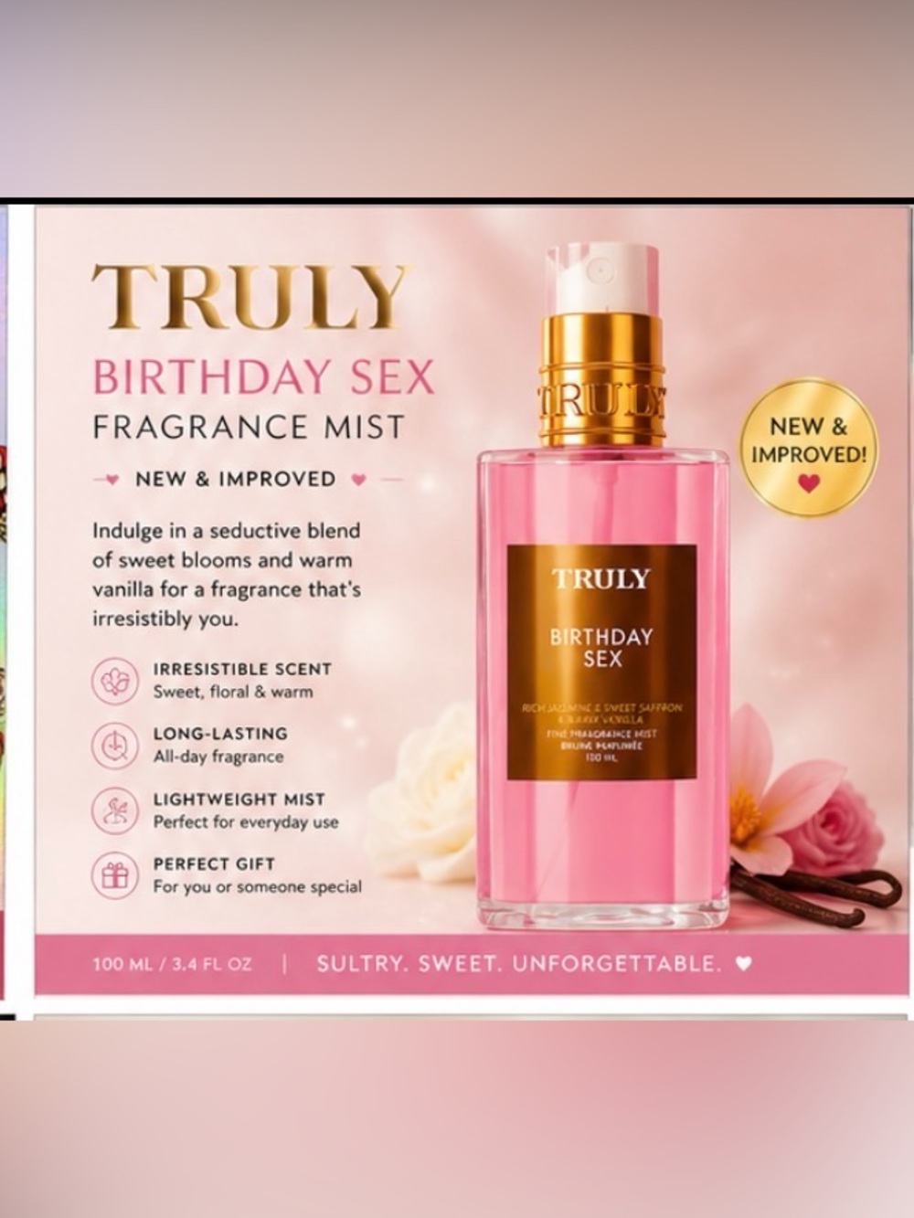 TRULY Pink & Gold Birthday Sex Fragrance